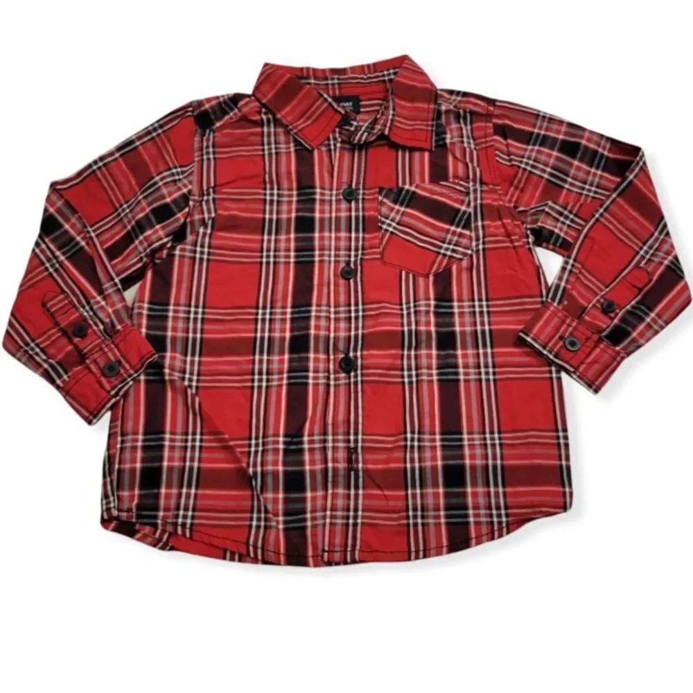 Holiday Editions plaid shirt 3T